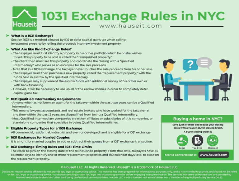 New York State 1031 Exchange Rules